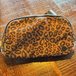 lululemon athletica Leopard Print Bag - Brown and Black